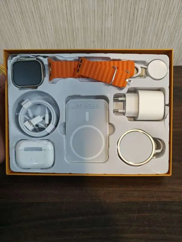 Apple Accessories iPhone Gift Box With Magnet MagSafe, PD Adopter, Airpods Pro 2, Smart Watch